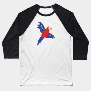 Macaw Parrot Baseball T-Shirt